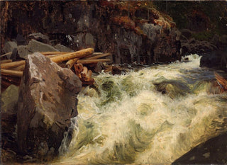Studio di una cascata - August Cappelen — vista dell’opera