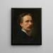 Autoritratto di Auguste César - August Cesar — quadro incorniciato alla parete