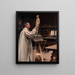 Anders Zorn nel suo atelier - August Hagborg — quadro incorniciato alla parete