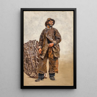 August Hagborg - Fisherman with Basket.webp