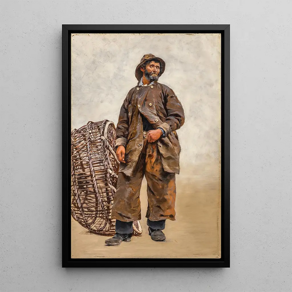 August Hagborg - Fisherman with Basket.webp
