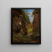 Gorge rocheuse dans l'Uttewalder Grund en Suisse saxonne - August Heinrich — quadro incorniciato alla parete