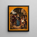Il miracolo di Santa Elisabetta - August Hopfgarten — quadro incorniciato alla parete