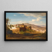 La mosquée Al-Aqsa Gerusalemme - August Löffler — quadro incorniciato alla parete