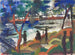 Pescatore sul fiume - August Macke — vista dell’opera