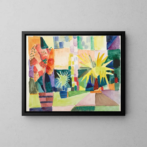 Arden sur le lac de Thoune - August Macke — quadro incorniciato alla parete