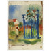 Porta giardino - August Macke — quadro incorniciato alla parete