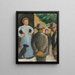 Le persone nella strada - August Macke — quadro incorniciato alla parete