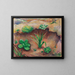 Piccoli piante nella foresta - August Macke — quadro incorniciato alla parete