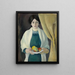 Ritratto con mele - August Macke — quadro incorniciato alla parete