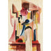 Riproduzione del dipinto Studio per una vetrina chiara - August Macke