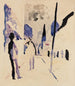 Rue am Abend - August Macke — vista dell’opera