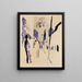 Rue am Abend - August Macke — quadro incorniciato alla parete