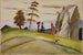 Passeggianti in un paesaggio roccioso - August Macke — vista dell’opera