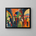 Sotto le arcate di Thun, un motivo di passeggiata - August Macke — quadro incorniciato alla parete