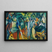 Giardino zoologico I - August Macke — quadro incorniciato alla parete