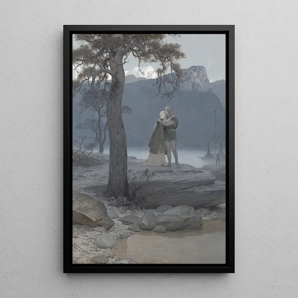 L'Addio - August Malmström — quadro incorniciato alla parete