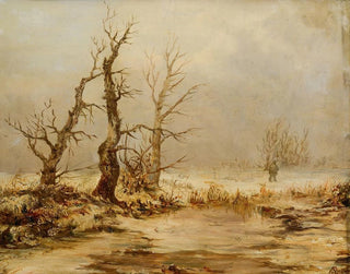 Paesaggio invernale - August Piepenhagen — vista dell’opera