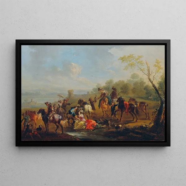 August Querfurt - Beizerfolg auf Reiher.webp