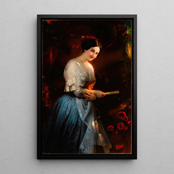 Romaine d'Albano - August Riedel — quadro incorniciato alla parete