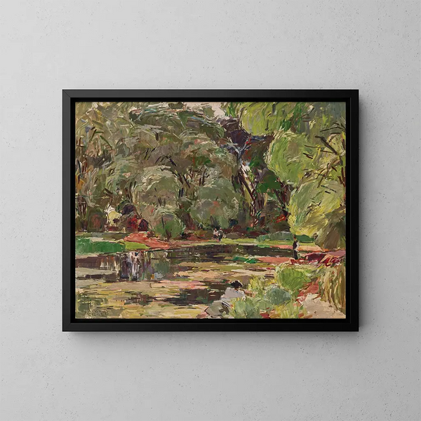 Motivo del Prater - August Rieger — quadro incorniciato alla parete