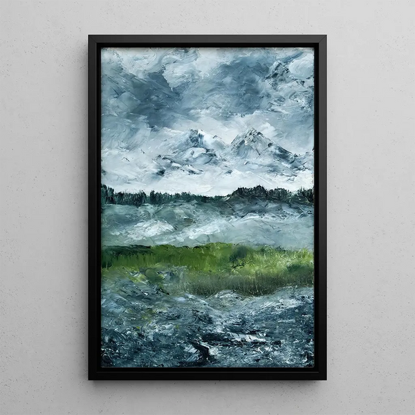Riproduzione del dipinto Studio di paesaggio - August Strindberg