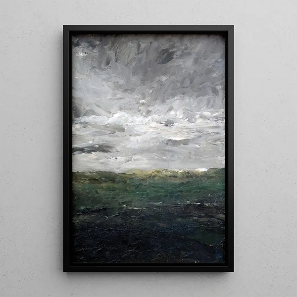 Riproduzione del dipinto Studio paesaggistico, la brughiera - August Strindberg