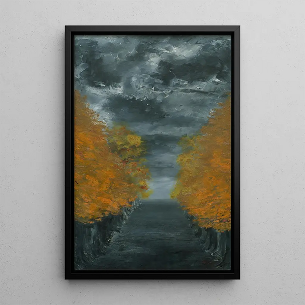 L'Avenue - August Strindberg — quadro incorniciato alla parete