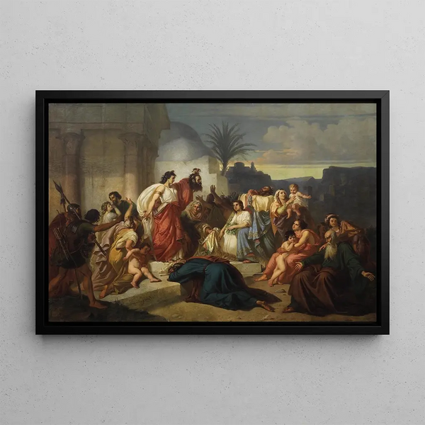 August Von Heckel - Judith Shows The Head Of Holofernes To The Bethulians.webp