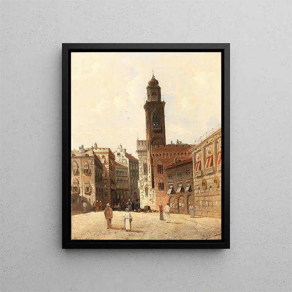 Place à Cavalis - August von Siegen — quadro incorniciato alla parete