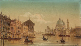 August Von Siegen - Venice Canal Grand S Maria della Salute Venezia.webp