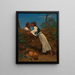 Il Bacio II - August von Pettenkofen — quadro incorniciato alla parete