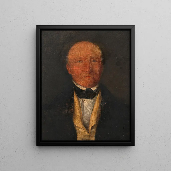 Ferdinand Edler contro Nespern, lo zio di Pettenkofen - August von Pettenkofen — quadro incorniciato alla parete