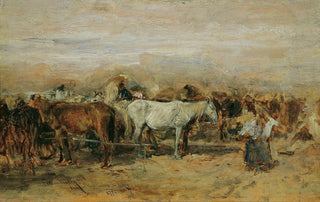 August von Pettenkofen - Pferdemarkt in Szolnok II.webp