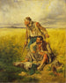 Dei ladri in un campo di mais - August von Pettenkofen — vista dell’opera