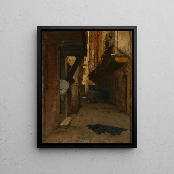 Straßenkampf - August von Pettenkofen — quadro incorniciato alla parete