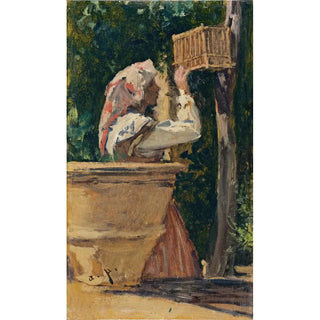 August von Pettenkofen - The Birdcage.webp