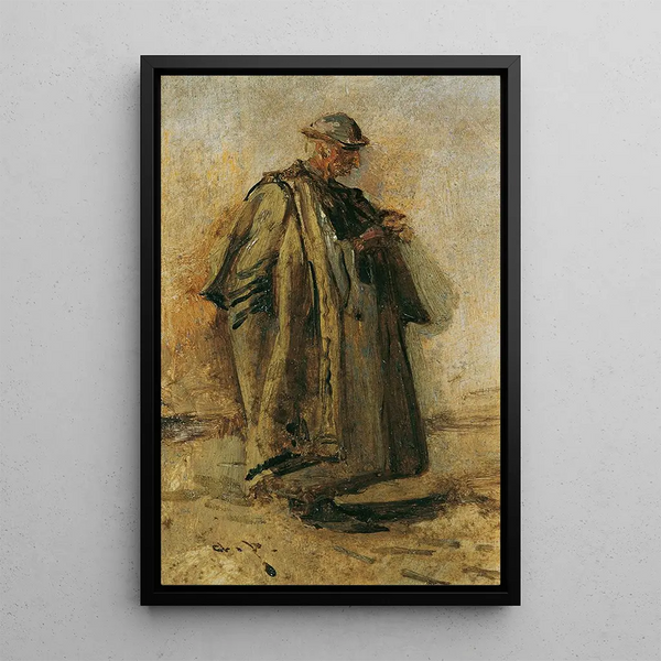 Riproduzione del dipinto Berger hongrois - August von Pettenkofen