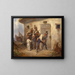 Drago dell'esercito austriaco - August von Pettenkofen — quadro incorniciato alla parete