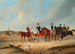 Cavalcade con Cani - August von Rentzell — vista dell’opera
