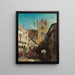La controversia dei cantanti a Wartburg - August von Wille — quadro incorniciato alla parete