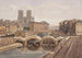 Demolizione del Ponte Saint-Michel - Auguste Sébastien Bénard — vista dell’opera
