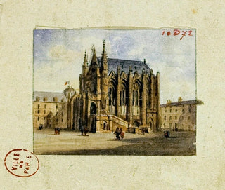 La Sainte-Chapelle - Auguste Sébastien Bénard — vista dell’opera