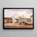 Resti della chiesa di Saint-Martin in piazza della collegiata faubourg Saint-Marcel - Auguste Sébastien Bénard — quadro incorniciato alla parete