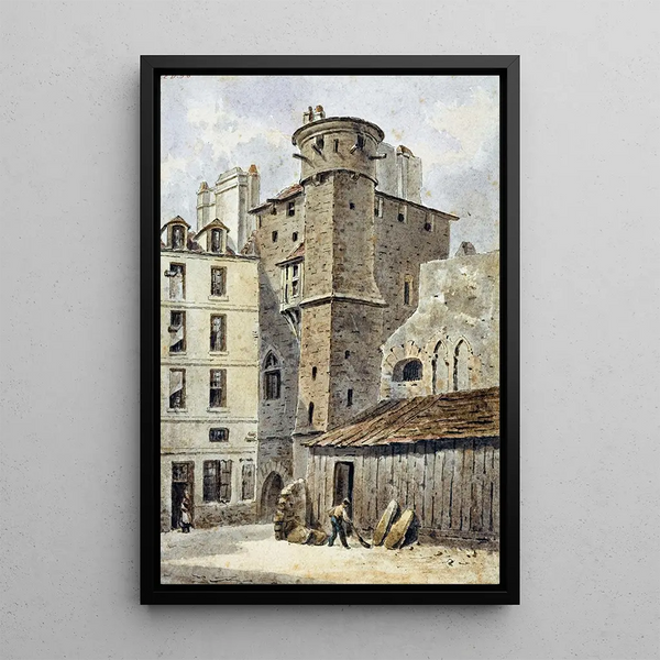 Riproduzione del dipinto Tour Saint-Jean de Latran - Auguste Sébastien Bénard