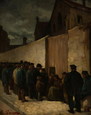 Auguste Andre Lanon - Les Pauvres au coin de la rue de la Sant.webp