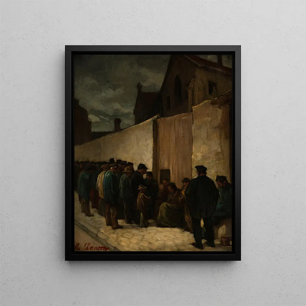 Auguste Andre Lanon - Les Pauvres au coin de la rue de la Sant.webp