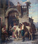 La halte des chevaux à l'auberge - Auguste Dutuit — vista dell’opera
