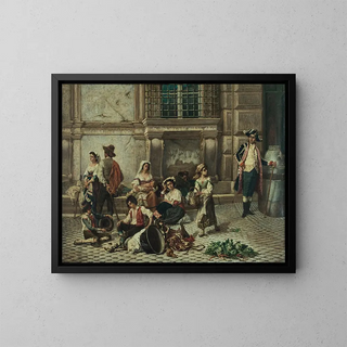 Auguste Dutuit - Porte du palais Farnse  Rome.webp