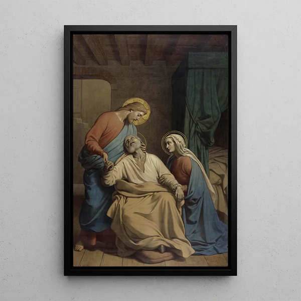 Auguste JeanBaptiste Leloir - The death of Saint Joseph.webp